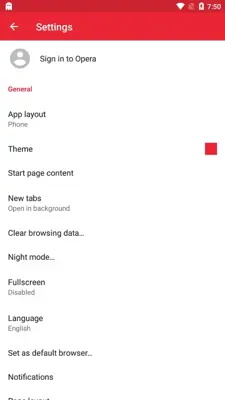 Opera Mini beta android App screenshot 8